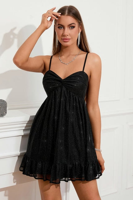 Robe Trapèze Étoile Noire Mélodieuse - gallery 6