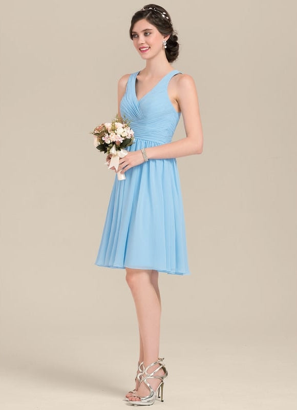 Robe Trapèze Vaporeuse Rubis - gallery 1