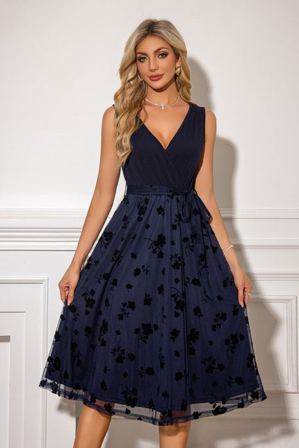 Robe Trapèze Tulle Sombre - gallery 3