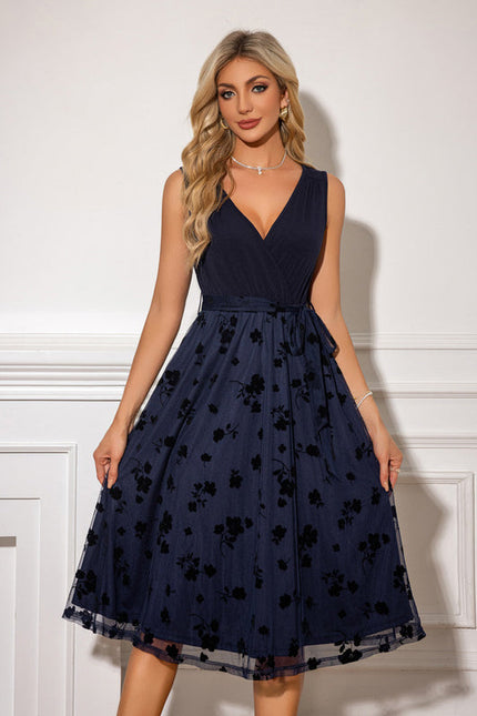 Robe Trapèze Tulle Sombre - gallery 3