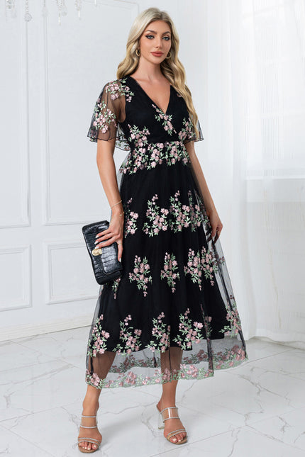 Robe Trapèze Florale Chic - gallery 4