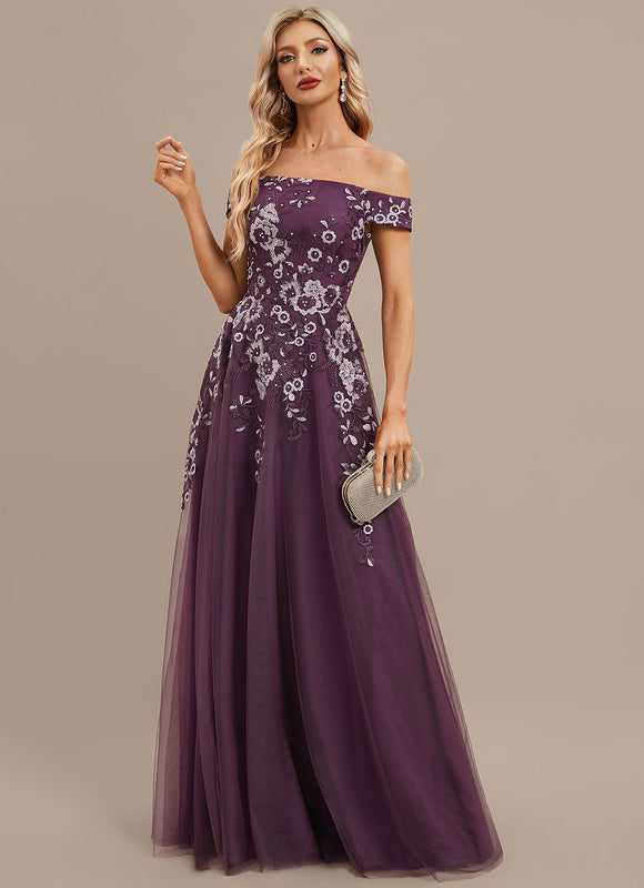 Robe Trapèze Satin Orchidée - gallery 2