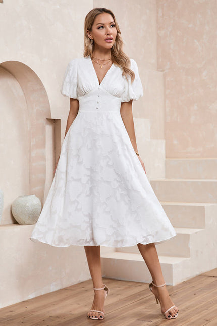 Robe Trapèze Nuageuse Élégante