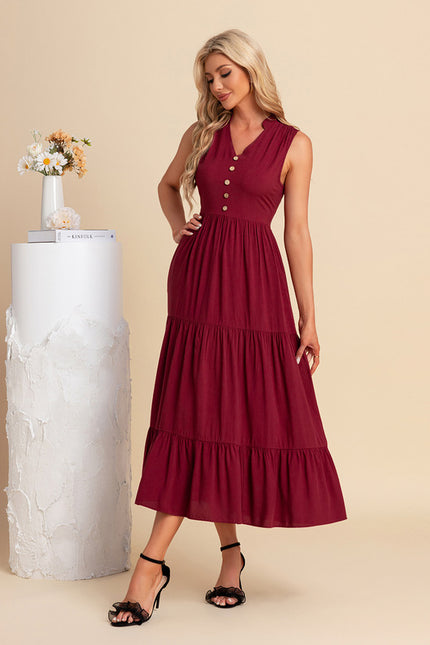 Robe Trapèze Midi Épure