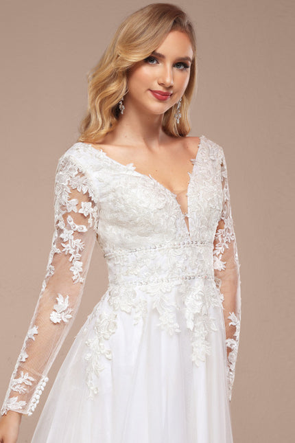Robe Trapèze Luxe Évanescent - gallery 1