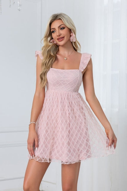 Robe Trapèze Tulle Prismatique - gallery 3