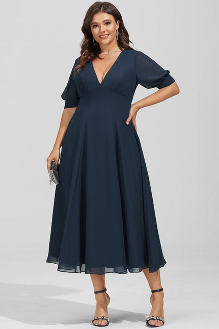Robe Trapèze Vaporeuse Sereine - gallery 8