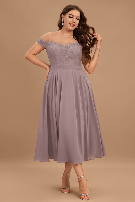 Robe Trapèze Rêve Lavande - gallery 6