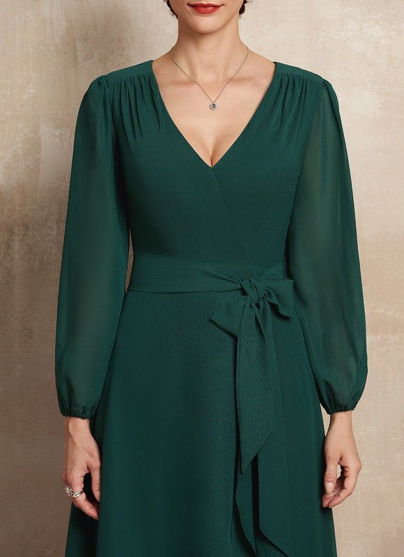 Robe Trapèze Élégance Ondoyante - gallery 5