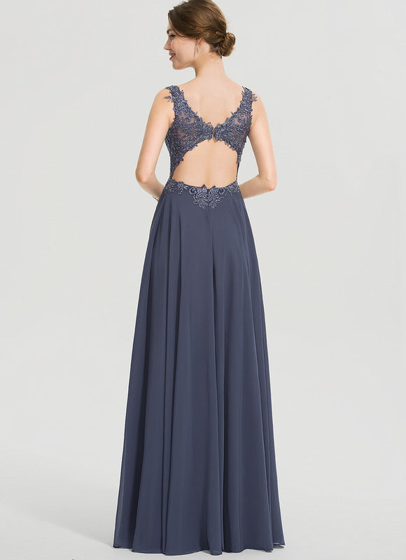 Robe Trapèze Nuit Émeraude Satinée - gallery 3