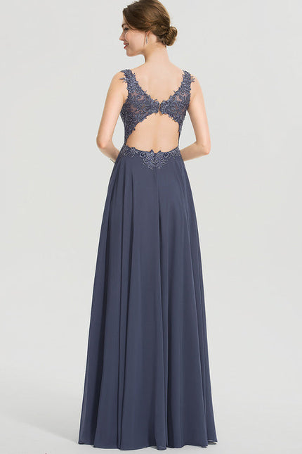 Robe Trapèze Nuit Émeraude Satinée - gallery 3