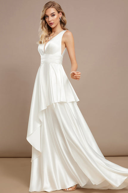 Robe Trapèze Brise Satinée - gallery 2