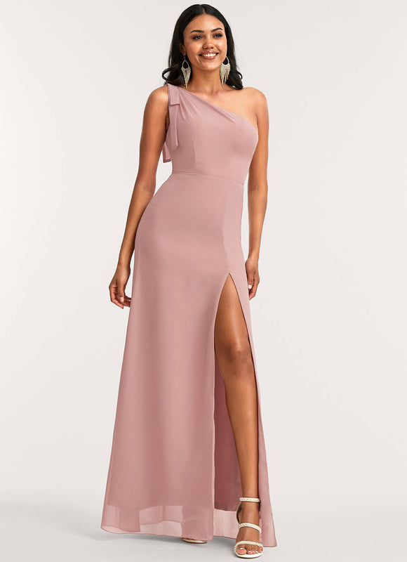 Robe Trapèze Rose Poudré Chic - gallery 1