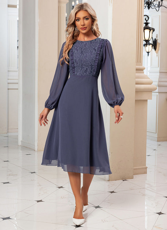 Robe Trapèze Élégance Aérienne - gallery 3