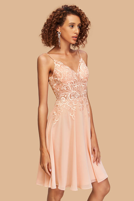 Robe Trapèze Sérénité Pêche - gallery 2