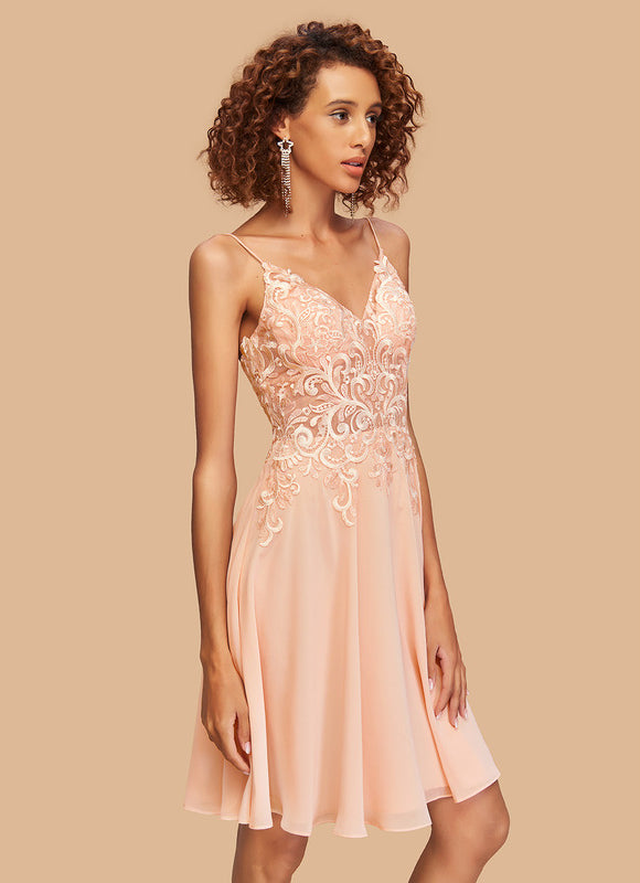 Robe Trapèze Sérénité Pêche - gallery 2