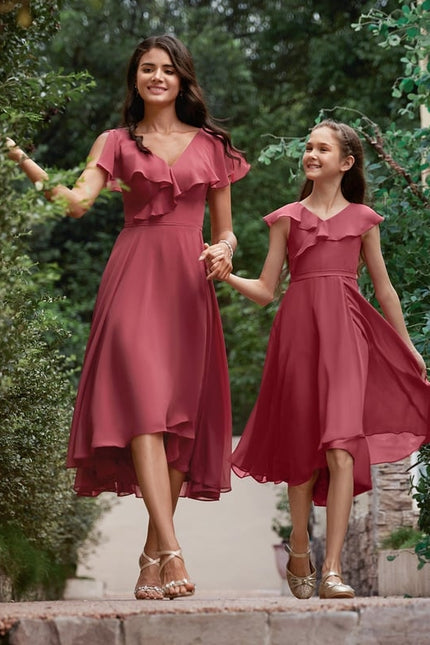 Robe Trapèze Fluide Asymétrique - gallery 4