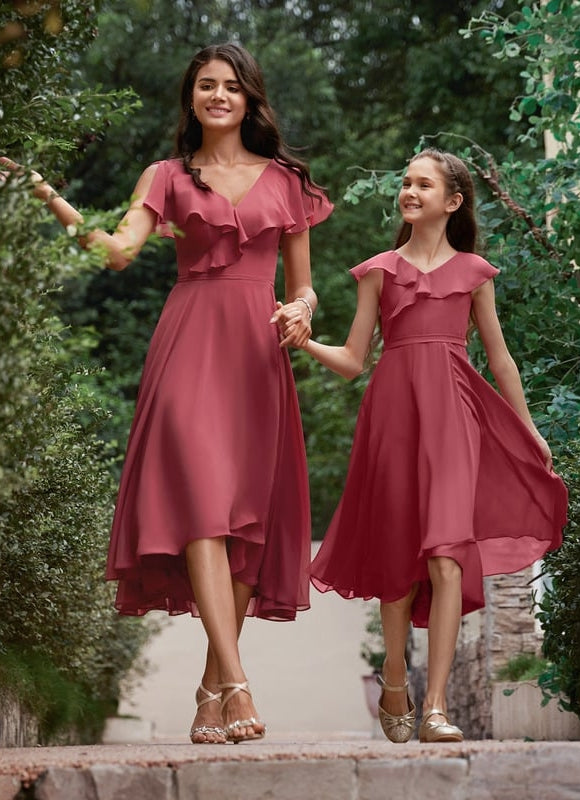 Robe Trapèze Fluide Asymétrique - gallery 4