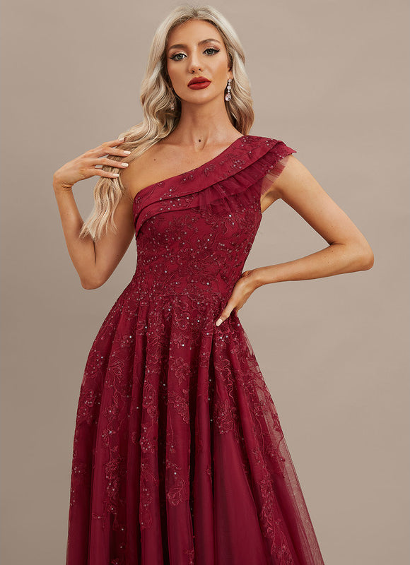 Robe Trapèze Bourgogne Étoilé - gallery 1
