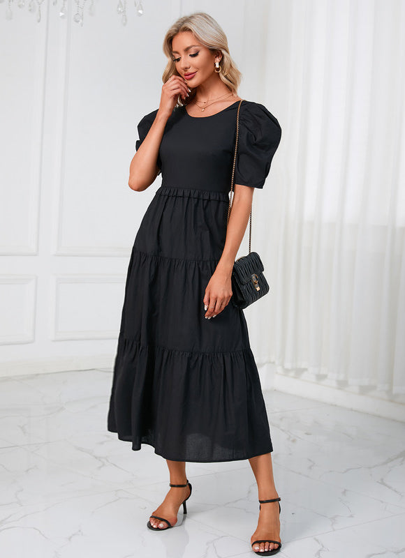 Robe Trapèze Nuance Ondulante