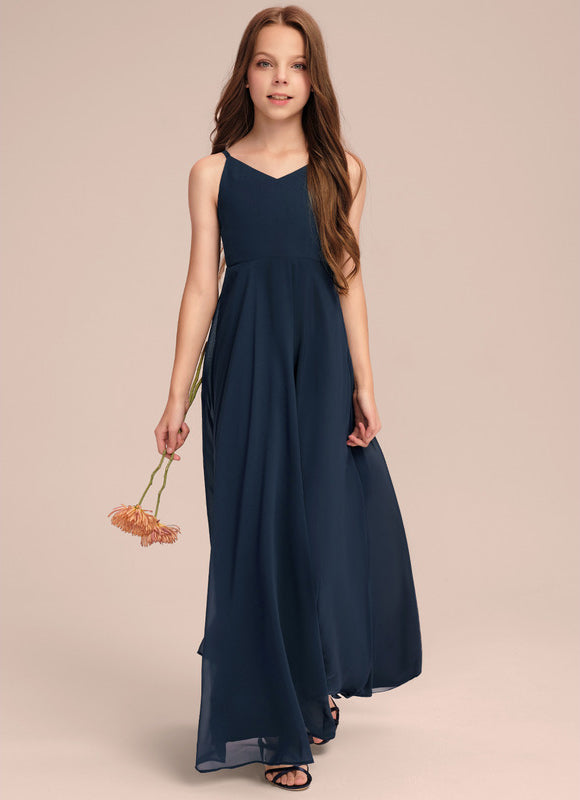 Robe Trapèze Mousseline Sable - gallery 1