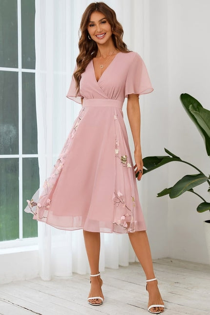 Robe Trapèze Noir Chic Aérien - gallery 2