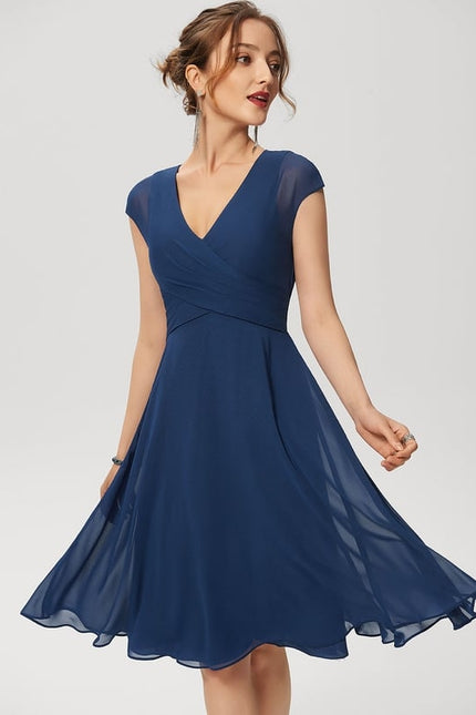 Robe Trapèze Vaporeuse Rubis