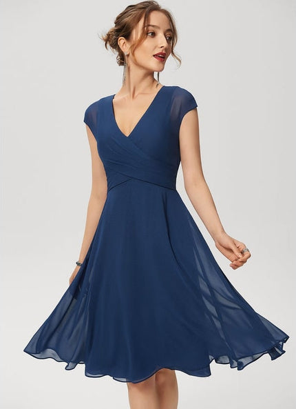 Robe Trapèze Vaporeuse Rubis
