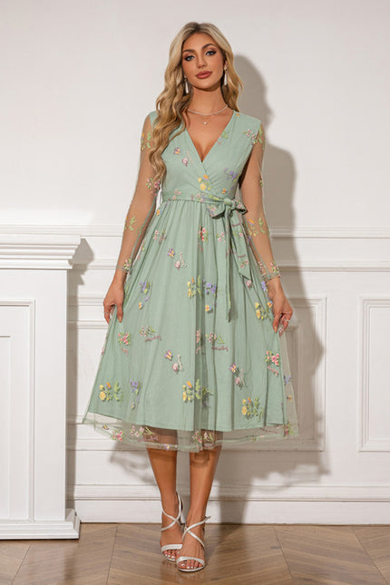 Robe Trapeze Fleurie - gallery 6