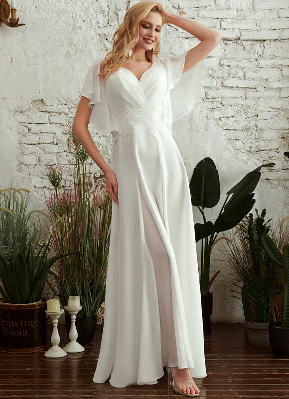 Robe Trapèze Éblouissante Aérienne - gallery 1