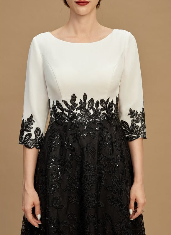 Robe Trapèze Éclat De Velours - gallery 3