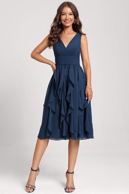 Robe Trapèze Émeraude Volante - gallery 2