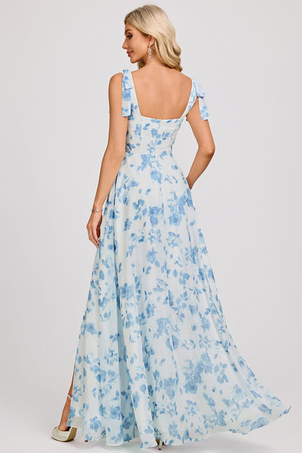 Robe Trapèze Élégante Vert Clair - gallery 5