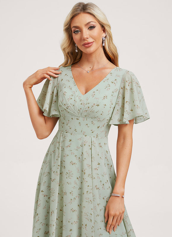 Robe Trapèze Fluide Asymétrique - gallery 1