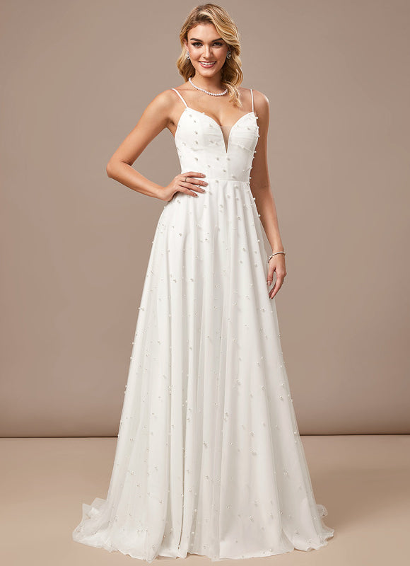 Robe Trapèze Éclat De Perles
