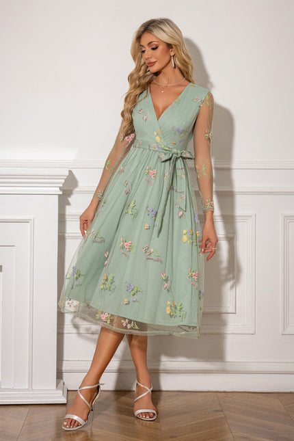 Robe Trapeze Fleurie - gallery 1