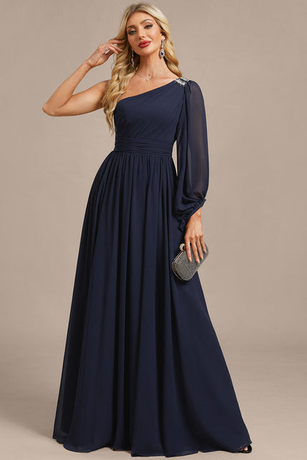 Robe Trapèze Élégance Azurine - gallery 5