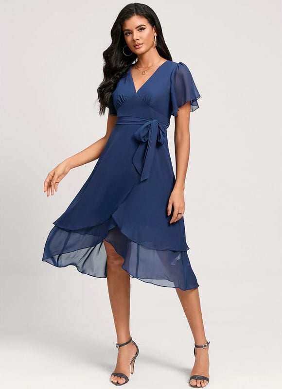 Robe Trapèze Flottante Verte