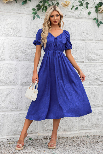 Robe Trapèze Éclat Indigo - gallery 2