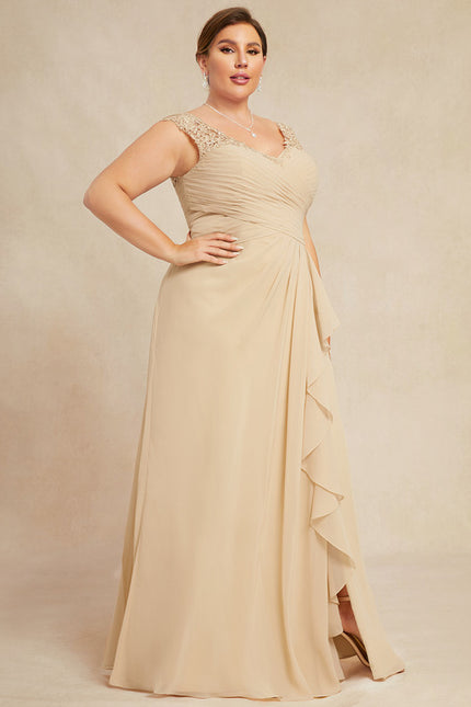 Robe Trapèze Nuance De Velours - gallery 8