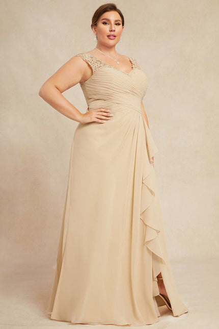Robe Trapèze Nuance De Velours - gallery 8