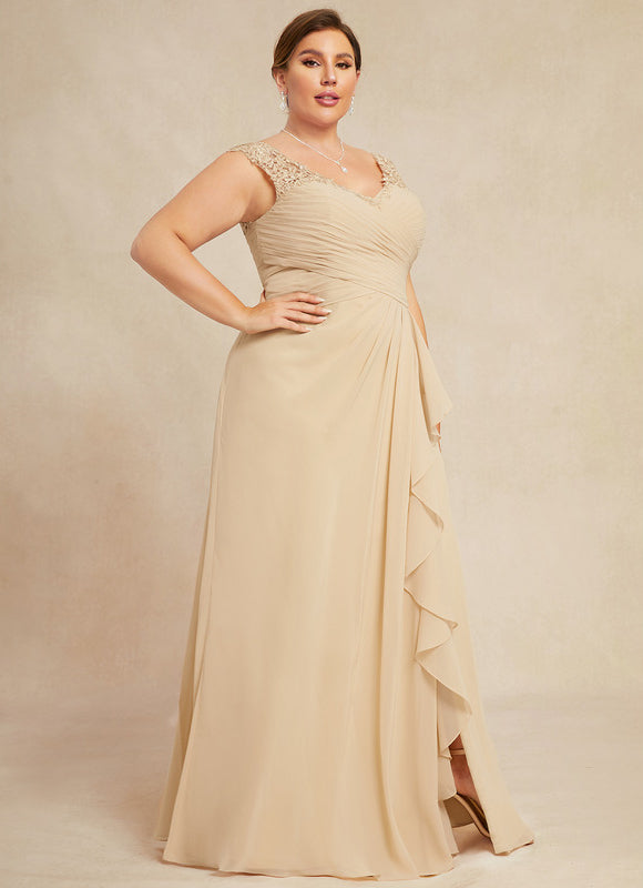 Robe Trapèze Nuance De Velours - gallery 8