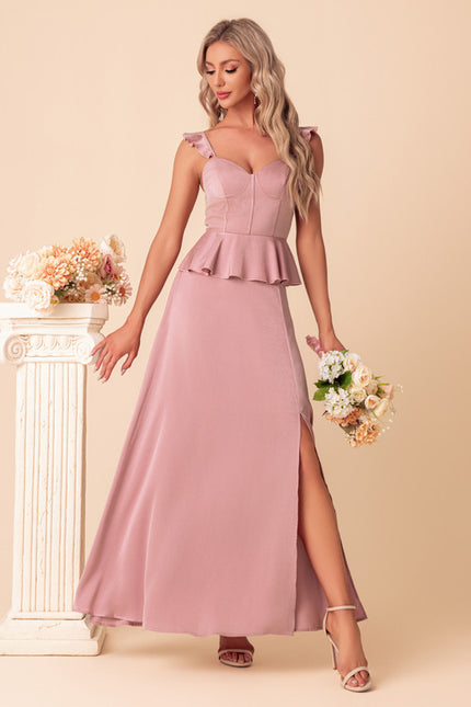 Robe Trapèze Satin Chic Maxi - gallery 5