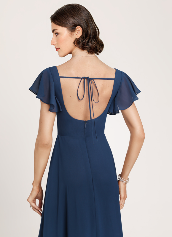 Robe Trapèze Flottante Aqua - gallery 2