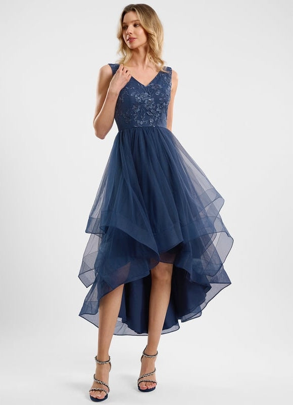 Robe Trapèze Élégance Asymétrique - gallery 3
