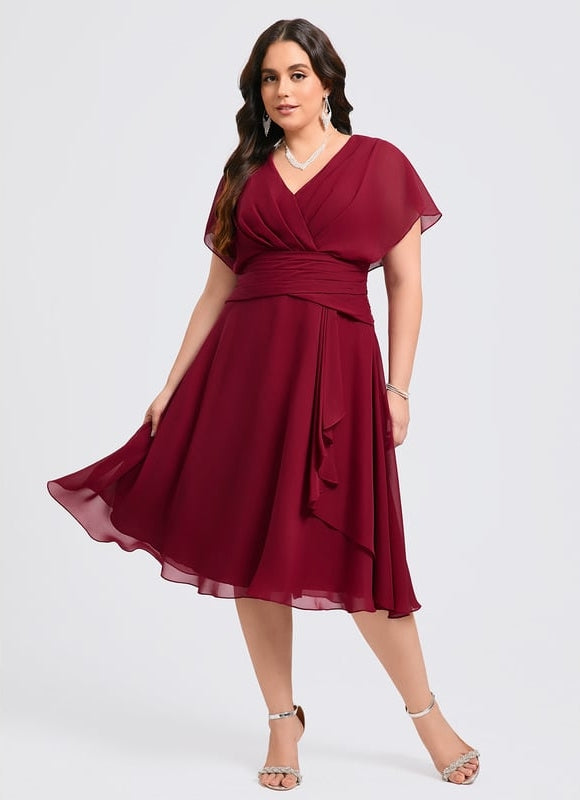Robe Trapèze Émeraude Volante - gallery 6