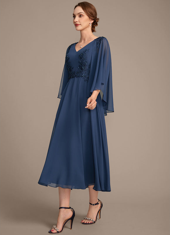 Robe Trapèze Élégance Céleste - gallery 4