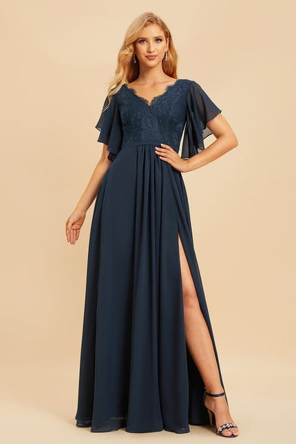 Robe Trapèze Chic Satinée - gallery 1