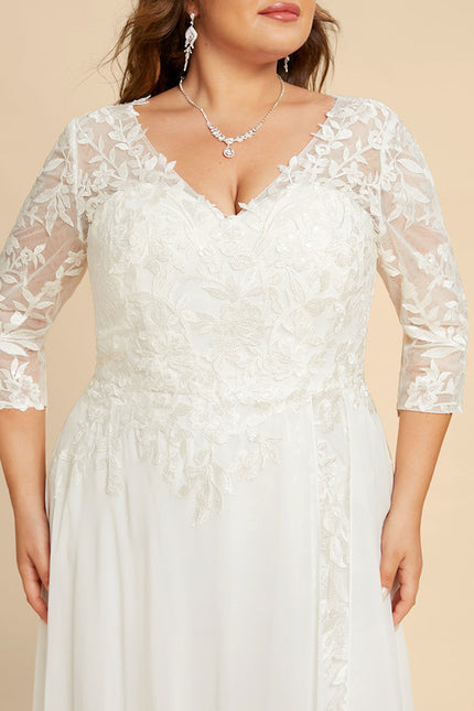 Robe Trapèze Éblouissante Aérienne - gallery 6