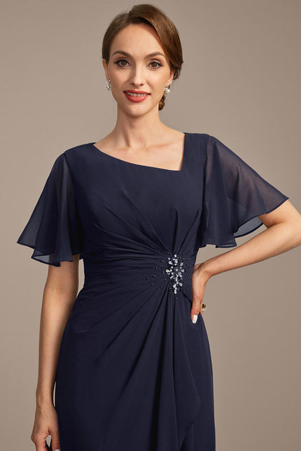 Robe Trapèze Chiffon Sophistiquée - gallery 1